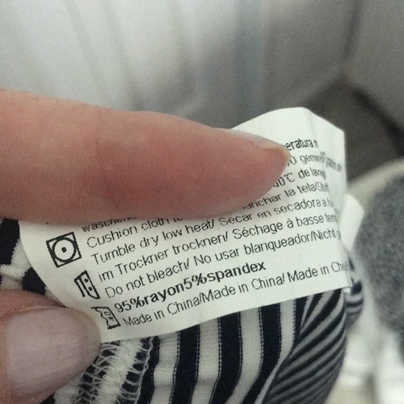 EKOUAER Black and White Stripe Pajama Short Set Size L - Picture 7 of 7